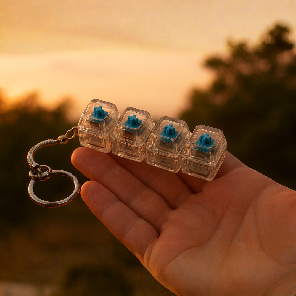 Keychain to relieve stress