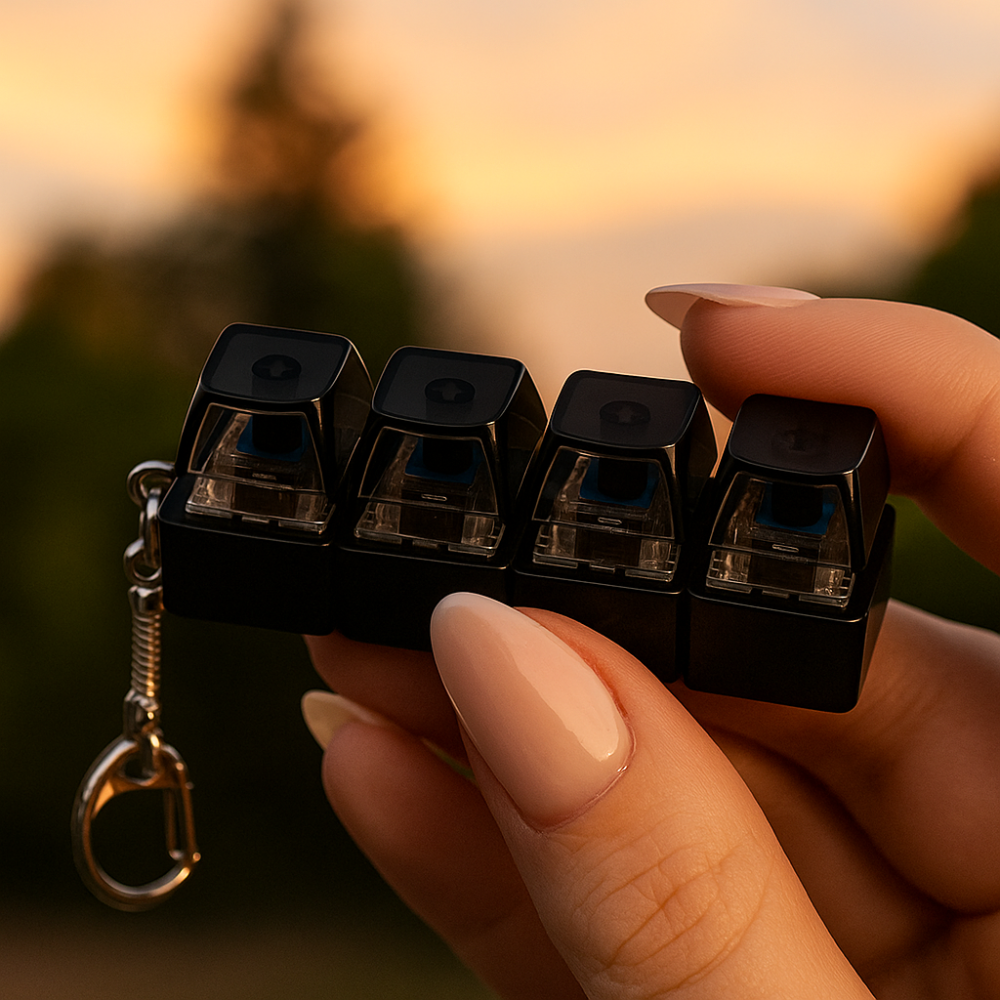 Keychain to relieve stress