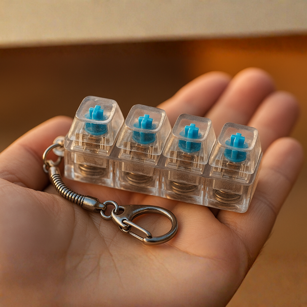 Keychain to relieve stress